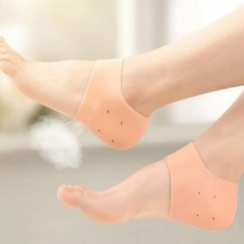 Moisturizing heel silicone dead skin care socks socks moisturizing dead skin socks heel white / 보습 뒷꿈치 실리콘 각질 관리 양말 삭스 보습 발각질양말 뒷꿈치 화이트