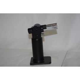 A.A.E. - Jet Torch Butane Refillable LighterBLACK for Camping Hunting Grilling Cooking, Soldering