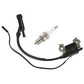 HURI Ignition Coil Spark Plug for Generac 2500PSI 2700PSI 2.3GPM 196CC 6.5HP Pressure Washers Champion Power 3500 4000 Watt Gas Engine Generator PowerSports CT200U Trail200