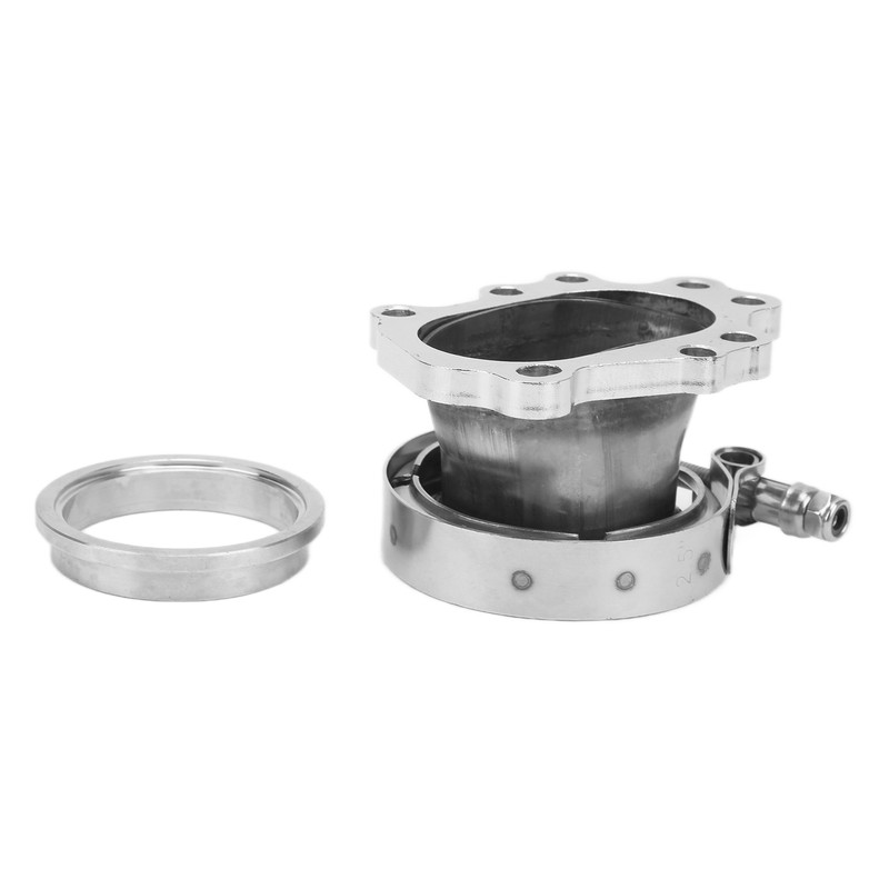 8 Bolt Turbo Downpipe Flange Stainless Steel 2.5in V Band