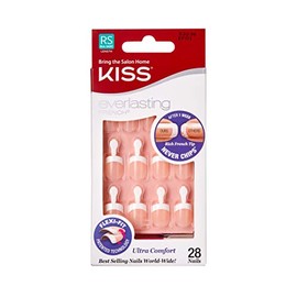 Kiss Everlasting French Nail Kit Real Short 28 Nails (6 Pack) by Kiss