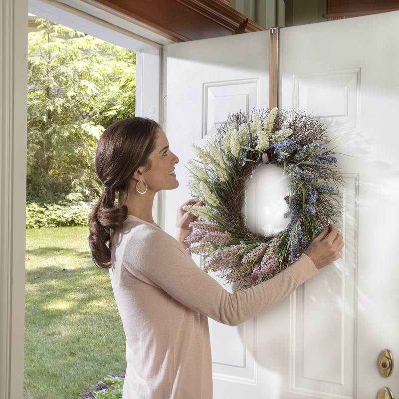Haute Decor Adapt Adjustable Length Wreath Hanger - 2PACK- Holds