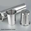 TOPINCN Stainless Steel Utensil Holder, Multifunctional Design Large Capacity Organizer