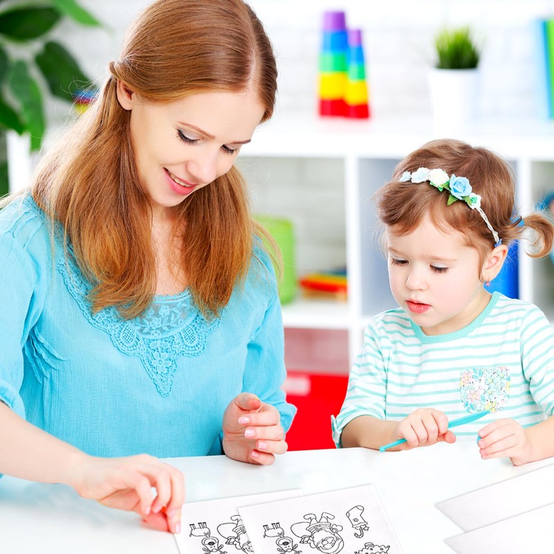 Scettar 11 Pieces Dissolvable Embroidery Paper,Dissolvable Fabric Embroidery,Water Soluble Embroidery