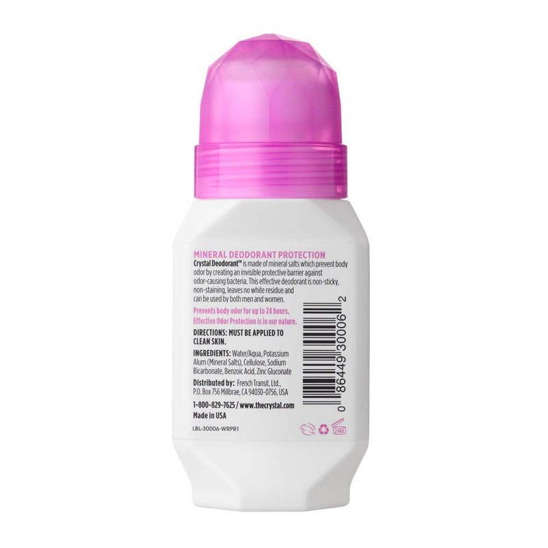 Crystal Body Deodorant Roll-On 2.25 oz (Pack of 12)