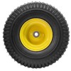 Felixstory 15x6.00-6 Lawn Mower Tire and wheel,15x6-6 Tubeless Riding Mowers