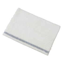 Senko 16494 SDS Tornado R Bath Mat, Approx. 19.7 x 27.6 inches (50 x 70 cm), White, Water Absorbent, Quick Drying, Antibacterial, Odor Resistant, Comfortable Feeling