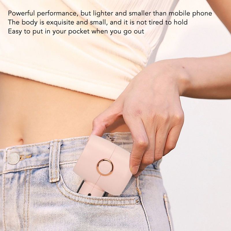 Smart Digital Display Handheld Fan Leafless Silent Small Turbine Fan