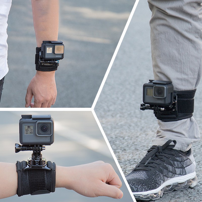 TELESIN 360° Rotary Wrist Strap Arm Hand Strap Belt Mount