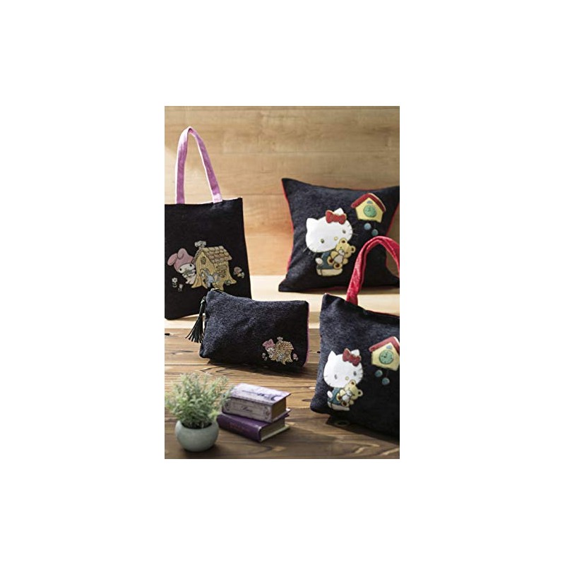 Marushin 3335006600 Black My Melody Lunch Tote H 10.2 x