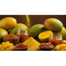 Indus Farms Freeze Dried Mango Powder | 100% Alphonso Mangoes, Single Ingredient | Vitamin C & A | Natural Tropical Flavor for Smoothies, Baking, Desserts, Shakes, Pre/Post Workout Nutrition | Additive-Free, Vegan, 8 oz