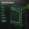 VIVOSUN Indoor Grow Tent Nontoxic Room High Reflective Mylar 30"x18"x36"