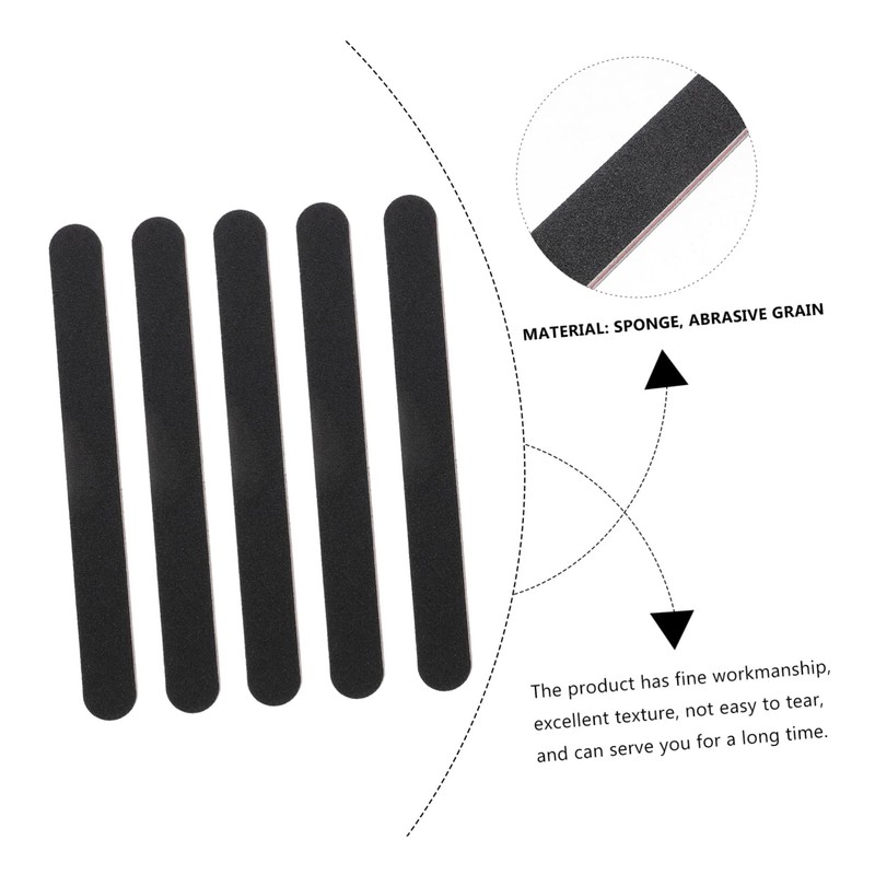 KONTONTY 10pcs Double-sided Sanding Sticks for Model Crafting Polishing Accessories
