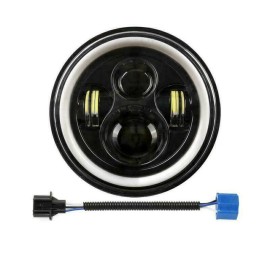 BRICOLOGHT 7"inch LED Projector BLACK Hi/Lo Headlight For Harley Street Glide Softail FLHX