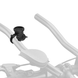 SUKOUSRAM Bicycle Computer Mount for TT Rest Handlebar Triathlon Aero Bar Road Bike Strap Mount Adapter Compatible with Garmi n/Mage ne/G G+/IGPS Port GPS Computers