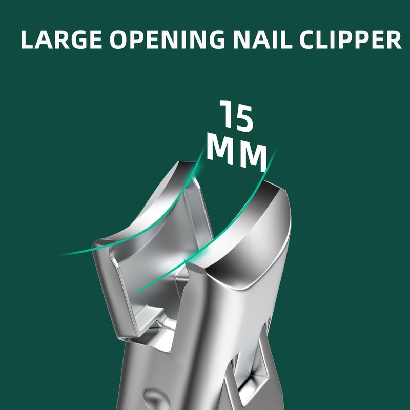 German Nail Clippers for Men Thick Nails, VANWIN Toenail Clippers