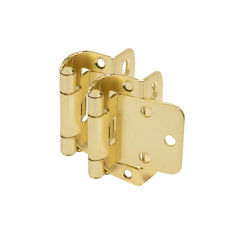 10 Pair Pack - Cosmas 18650-BB Brushed Brass Self Closing