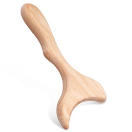 YUXIANLB Wood Therapy Massager, 1 Piece, Wooden Lymphatic Drainage Massager, One-Handed Body Shaping Tools for Maderotherapy, Anti Cellulite, Gua Sha, Muscle Relaxation (Medium)