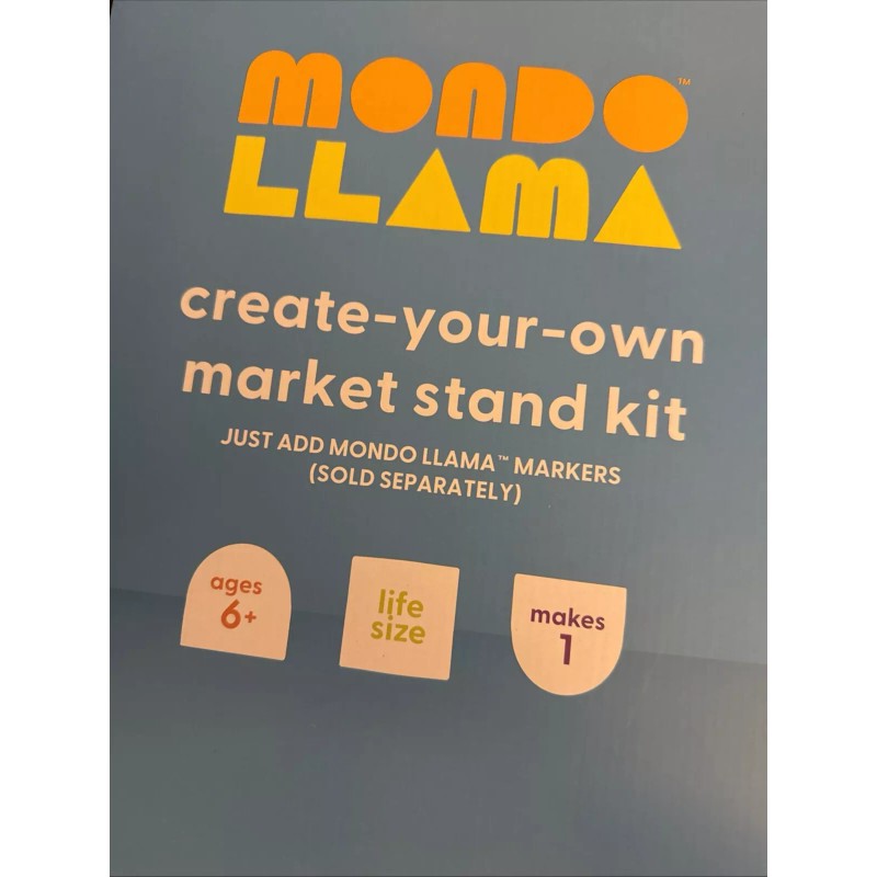 DIY Create-Your-Own Market Stand DIY Art Kit - Mondo Llama™