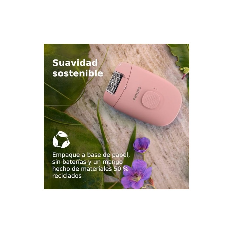 Philips Depiladora Eléctrica Serie 2000 para Mujer Uso en Piernas