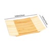 Asian Home Sashimi Sushi Bamboo Curve Serving Geta Plate -
