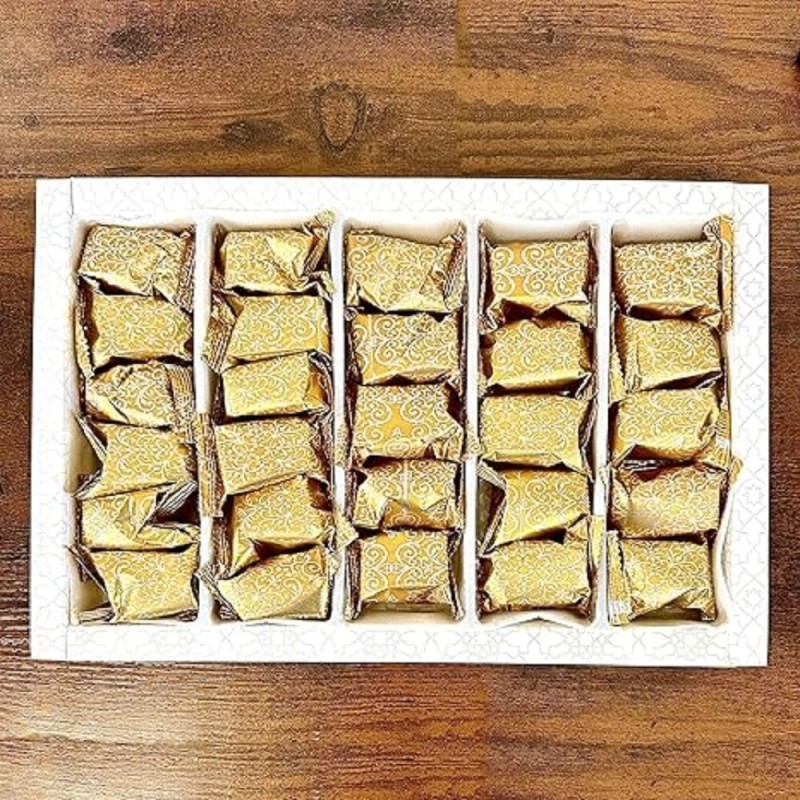 Goldis Persian Nougat with 28% Pistachios, Traditional Gaz Candy, 350g