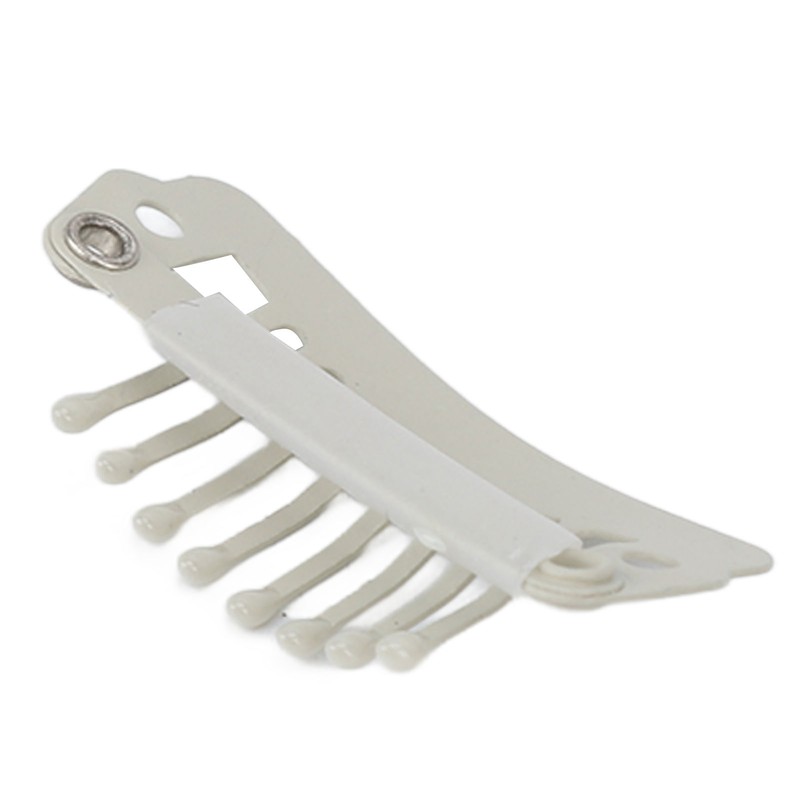 50pcs Hair Extension Clips Set Stainless Steel DIY 8 Teeth