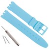 GreenOlive Ultra-thin Replacement Waterproof Silicone Rubber Watch Strap Watch Band