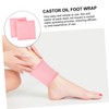 Outanaya Castor Oil Pack Wrap for Feet 2 Pcs Reusable