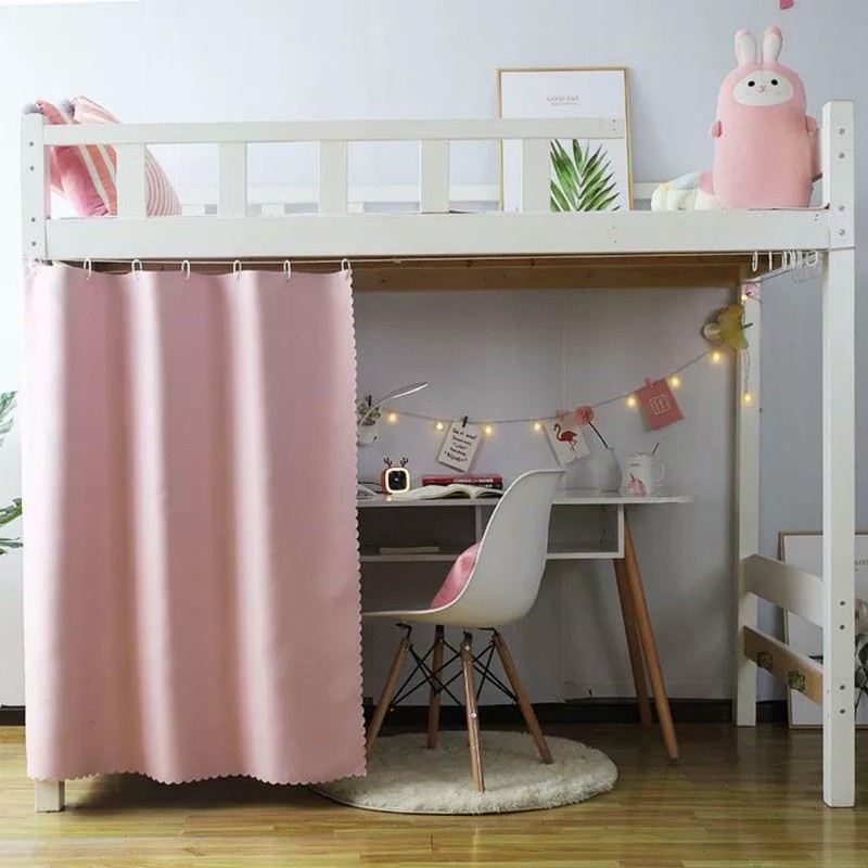 XGOPTS Students Dormitory Bunk Blackout Bed Curtain, Dormitory Bottom Bunk
