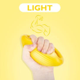 FitBeast Hand Exercise Ball - Light Resistance Stress Ball for Adults, Squeeze Ball for Hand Therapy, Rehabilitation, Arthritis, Muscle Building, Ideal for Seniors, Athletes, Musicians