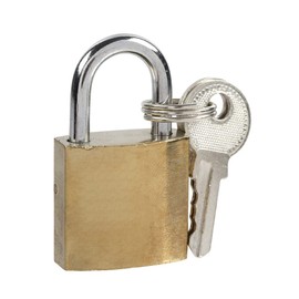 Cogex 80007 Padlock Steel 25 mm Dore