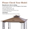 SCOCANOPY Replacement Gazebo Canopy for 10 x 12 Regency II