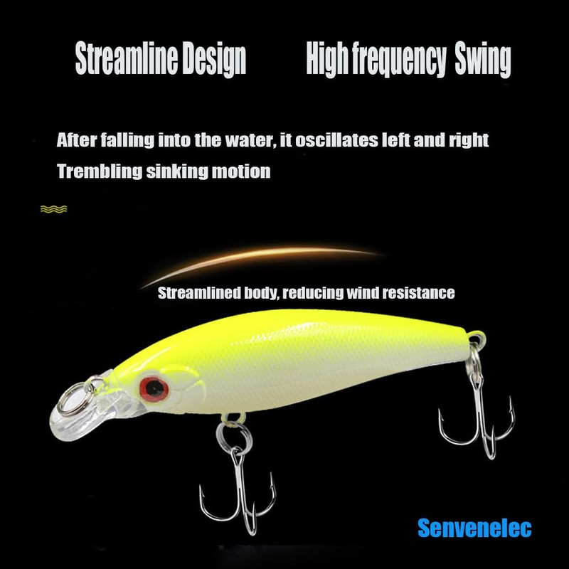 Senvenelec 5 x 3D eyes lure, crank baits, sea and