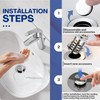 RegBogen Pop Up Bathroom Sink Stopper, Stainless Steel Sink Drain