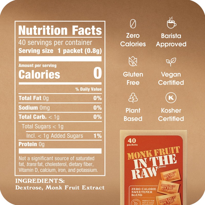 In the Raw Monk Fruit Sweetener Bundle – 16 OZ