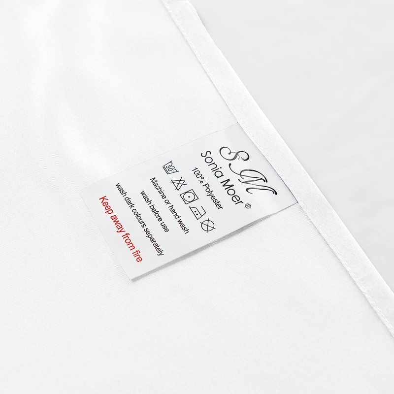 Sonia Moer Super Soft Brushed Microfibre Fitted Sheet - Non