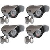 4 x Security Cameras Solar Dummy Outdoor Cameras Dummy Camera