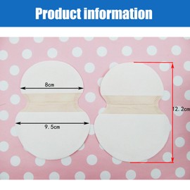 Armpit Sweat Pads,40Pcs Underarm Sweat Pads for Women and Men Pure Cotton Disposable Underarm Pads Sweat Absorption Comfortable Extra Sticky Unflavored (Skin)