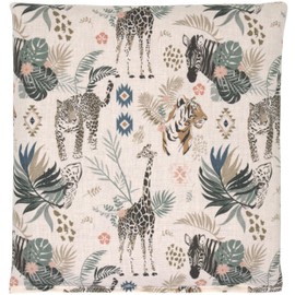 Grain Cushion 24 x 24 cm Organic Filling & Organic Fabric Wild Animals Heat Cushion