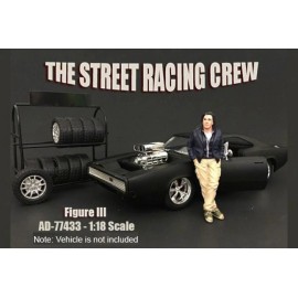 American Diorama STREET RACING CREW FIGURE #3 1/18 SCALE FIGURINE BY AMERICAN DIORAMA 77433