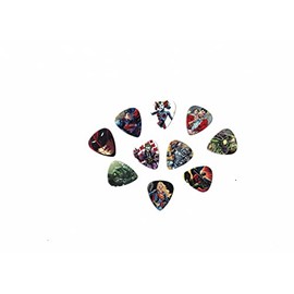 DC Comiccs Vol2 Guitar Picks (10 Medium thickness picks in a packet)