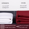 Ecoehoe Hotel Grade Waffle Weave Fabric Hook Free Shower Curtain