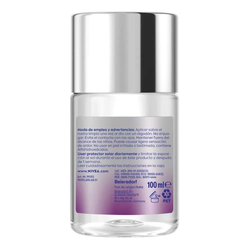 Nivea Luminous Even Skin Glow Liquid Refiner 100ml Momento De