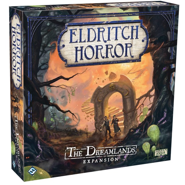 Eldritch Horror The Dreamlands Board Game EXPANSION | Mystery Game | Cooperative Board Game for Adults and Family | Ages 14+ | 1-8 Players | Avg. Playtime 3 Hours | Made by Fantasy Flight Games