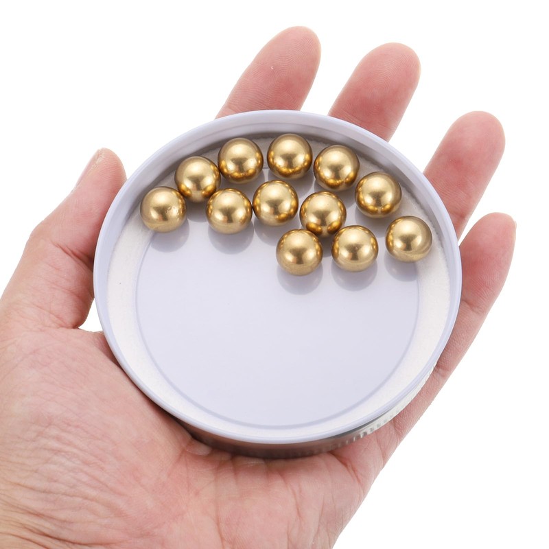 sourcing map 24pcs Precision Solid Brass Bearing Balls 12mm Industrial