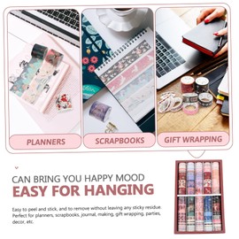 Operitacx 100 Rolls Washi Tape Scrapbook Stickers Fall Stickers Notes Erasers Multi Planner Stickers Aesthetic Stickers Scrapbooking Supply Vintage Scrapbooking Supplies Tapes Japanese Paper