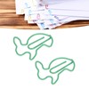 100 Pcs Rabbit Shaped Paper Clip Creative Cute Cartoon Animal