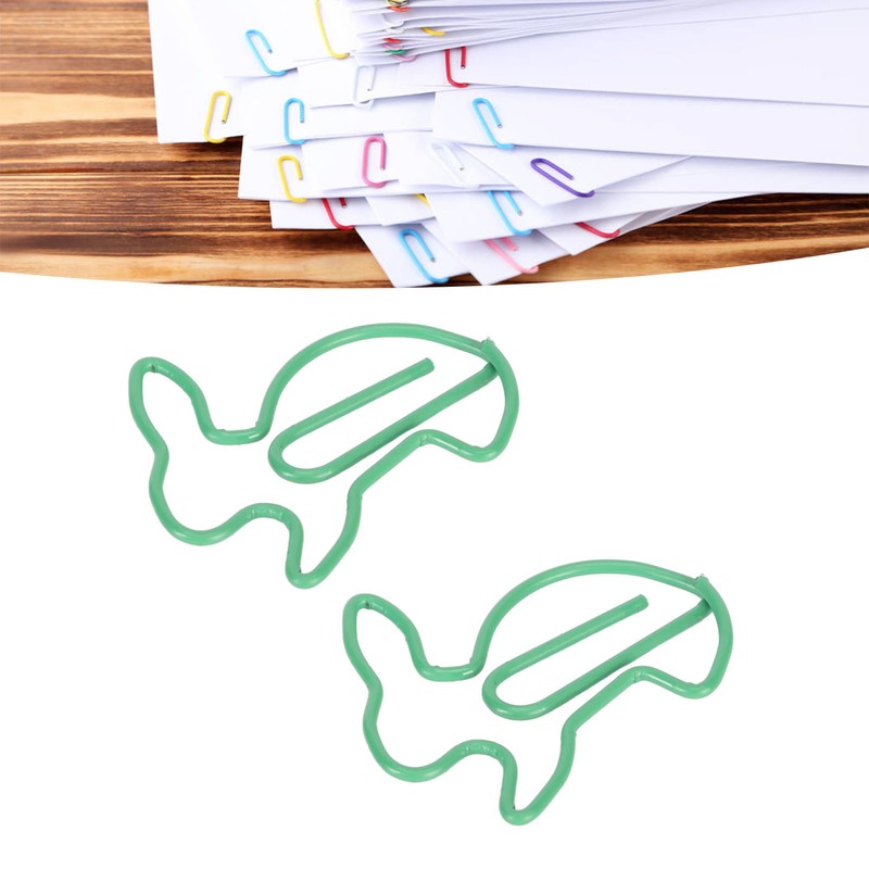 100 Pcs Rabbit Shaped Paper Clip Creative Cute Cartoon Animal
