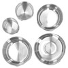 Outdoor Stainless Steel Cookware Set 5‑Piece Camping Portable Cooking Pots